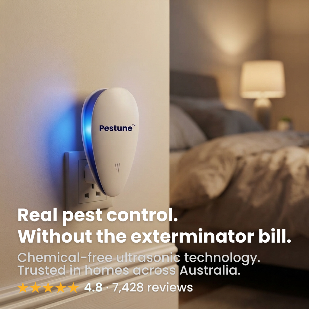 Pestune™ - Ultrasonic Pest Repeller & Night Light