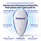 Pestune™ - Ultrasonic Pest Repeller & Night Light